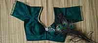 Saree Blouse- Hand Embroidered Silk Saree Blouse- Premium Party Wear